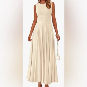 NWT PRETTYGARDEN Dresses Casual Sleeveless Crewneck Aline Maxi size M